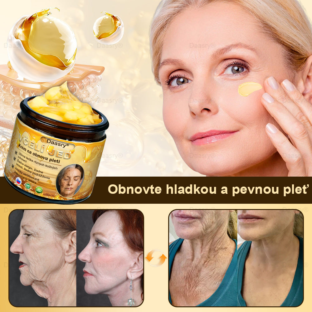 🎇𝓓𝓪𝓪𝓼𝓻𝔂® krém s včelím jedom – na opravu pokožky a proti starnutiu.Pomáha vyhladzovať vrásky, hydratuje, rozjasňuje pleť, podporuje hojenie jaziev.Upokojuje citlivú pokožku a zjednocuje tón pleti